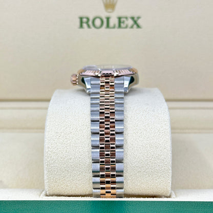 Rolex Lady-Datejust 28, Oystersteel and 18k Everose Gold, Ref# 279171-0009