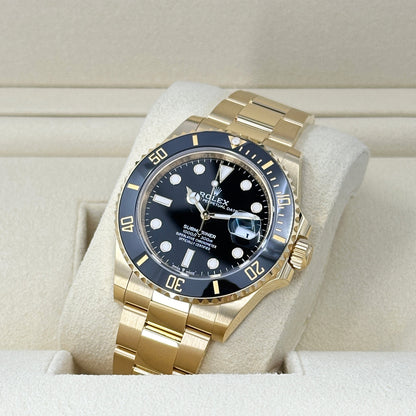 Rolex Submariner Date, 18k Yellow Gold, 41mm, Ref# 126618ln-0002