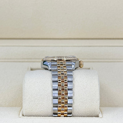 Rolex Lady-Datejust 28, Oystersteel and 18k Yellow Gold, Ref# 279383RBR-0021