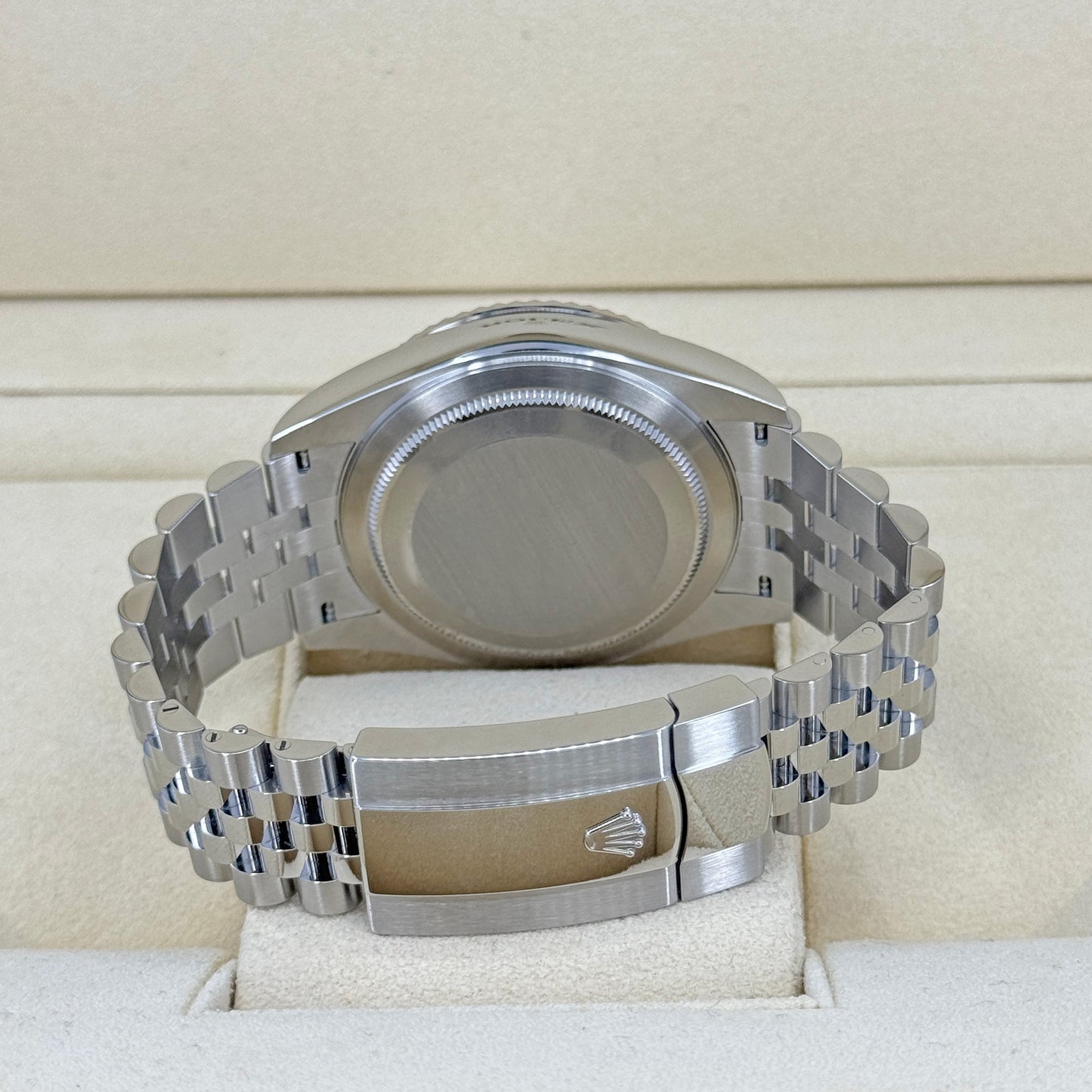 Rolex Sky-Dweller, 42mm, Oystersteel and 18k White Gold, White, Jubilee, Ref# 336934-0004