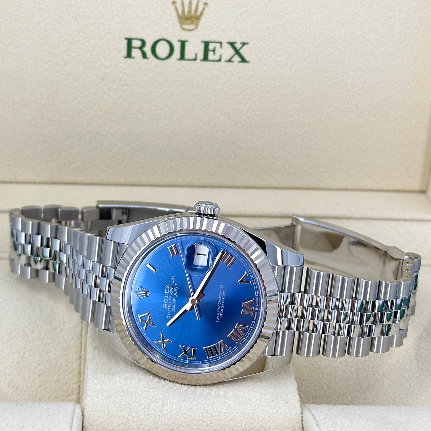 Rolex Datejust 41, Stainless Steel and 18k White Gold, 41mm, Ref# 126334-0026