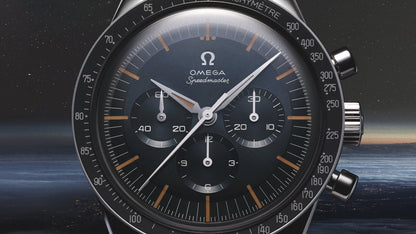 Unworn, Omega Speedmaster First Omega in Space, Co-Axial Chronograph, 39,7mm, Ref# 310.32.40.50.06.001, box and papers