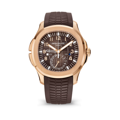 Patek Philippe Aquanaut Travel Time, 18k Rose Gold, 40,8mm, Ref# 5164R-001