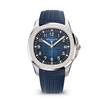 Patek Philippe Aquanaut Date, Sweep Seconds Watch, 18k White Gold 42,2 mm, Ref# 5168G-001