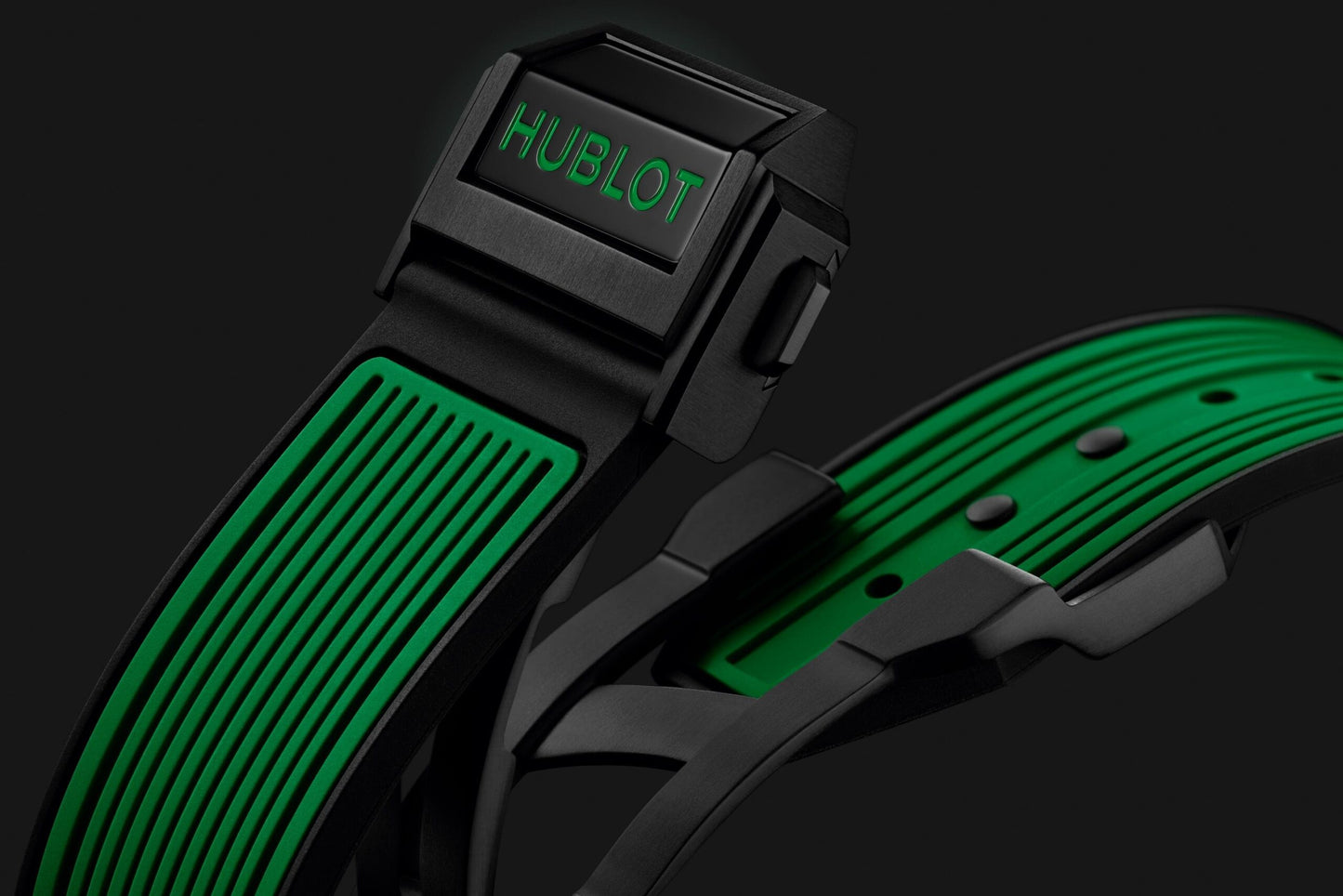 Hublot Spirit of Big Bang TOURBILLON CARBON GREEN Ref# 645.QG.5217.RX