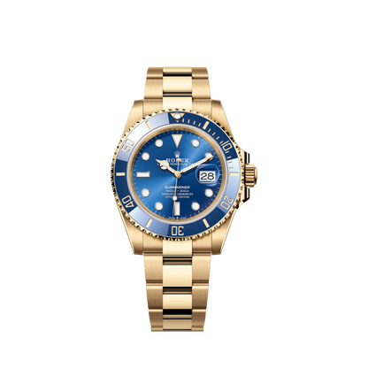 Rolex Submariner Date, 18k Yellow Gold, 41mm, Ref# 126618lb-0002