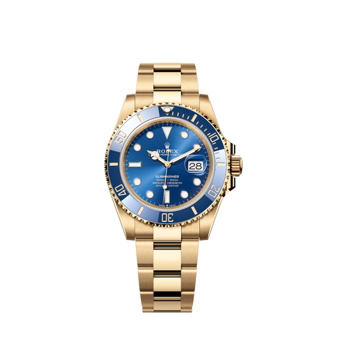Rolex Submariner Date, 18k Yellow Gold, 41mm, Ref# 126618lb-0002