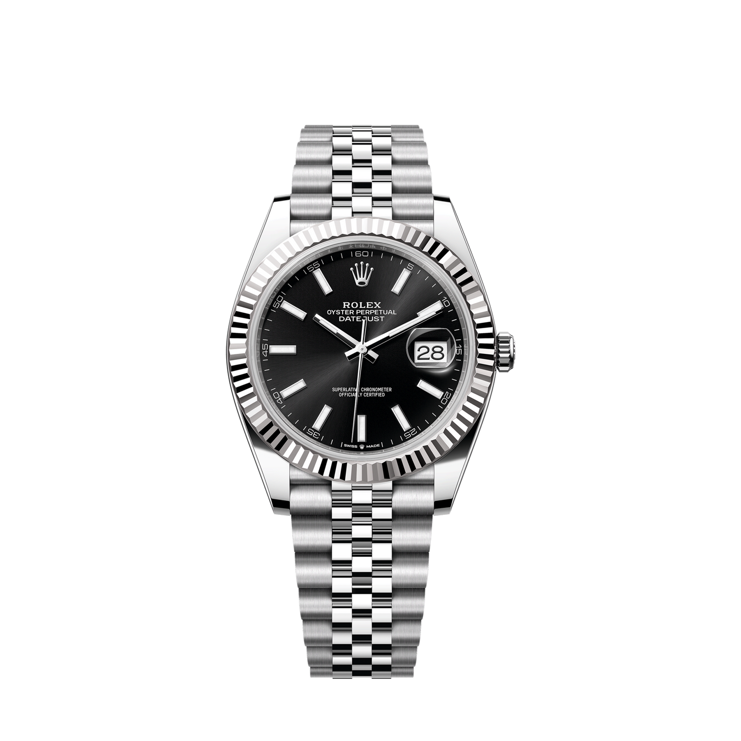 Rolex Datejust 41 Oystersteel and white gold Ref# 126334-0018