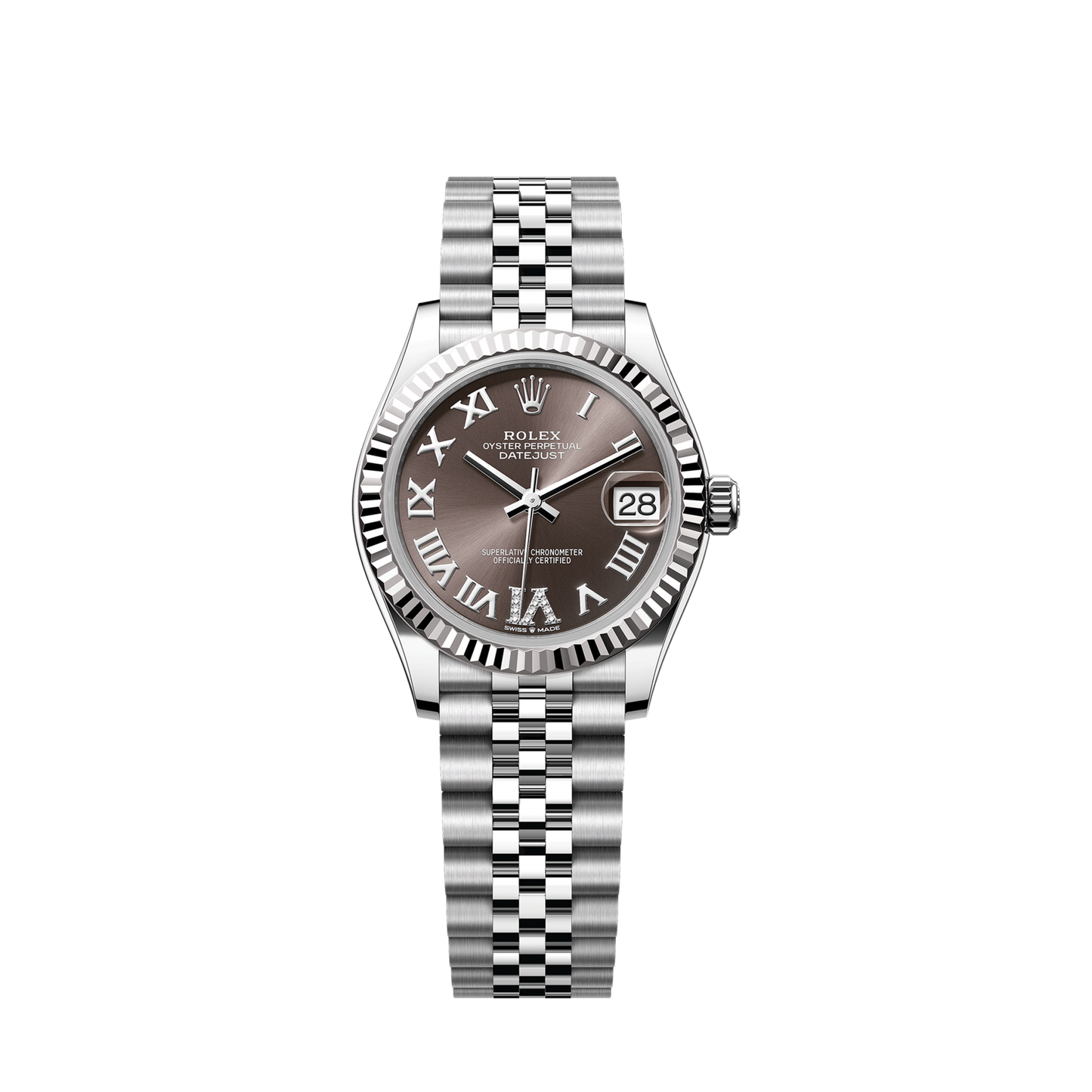 Rolex Datejust 31, Oystersteel and 18k White Gold, Ref# 278274-0028