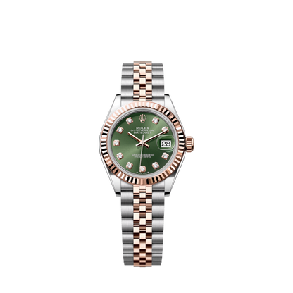 Rolex Lady-Datejust 28, Oystersteel and 18k Everose Gold, Ref# 279171-0007