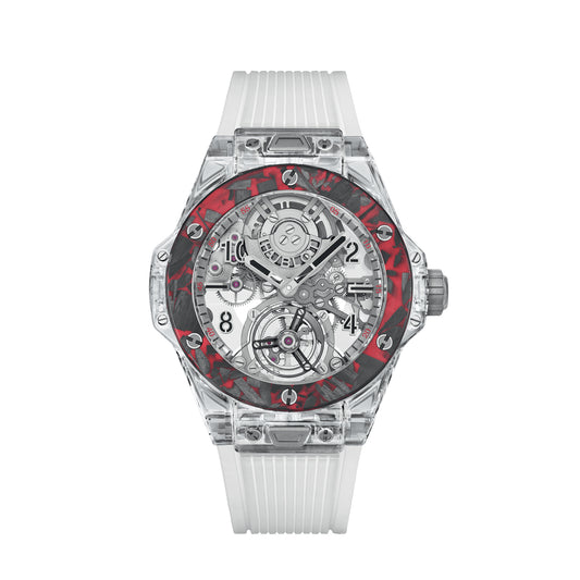 Hublot Big Bang Tourbillon Automatic Sapphire Las Vegas Boutique, 45mm, Ref# 419.JQV.0113.RT.LVB23