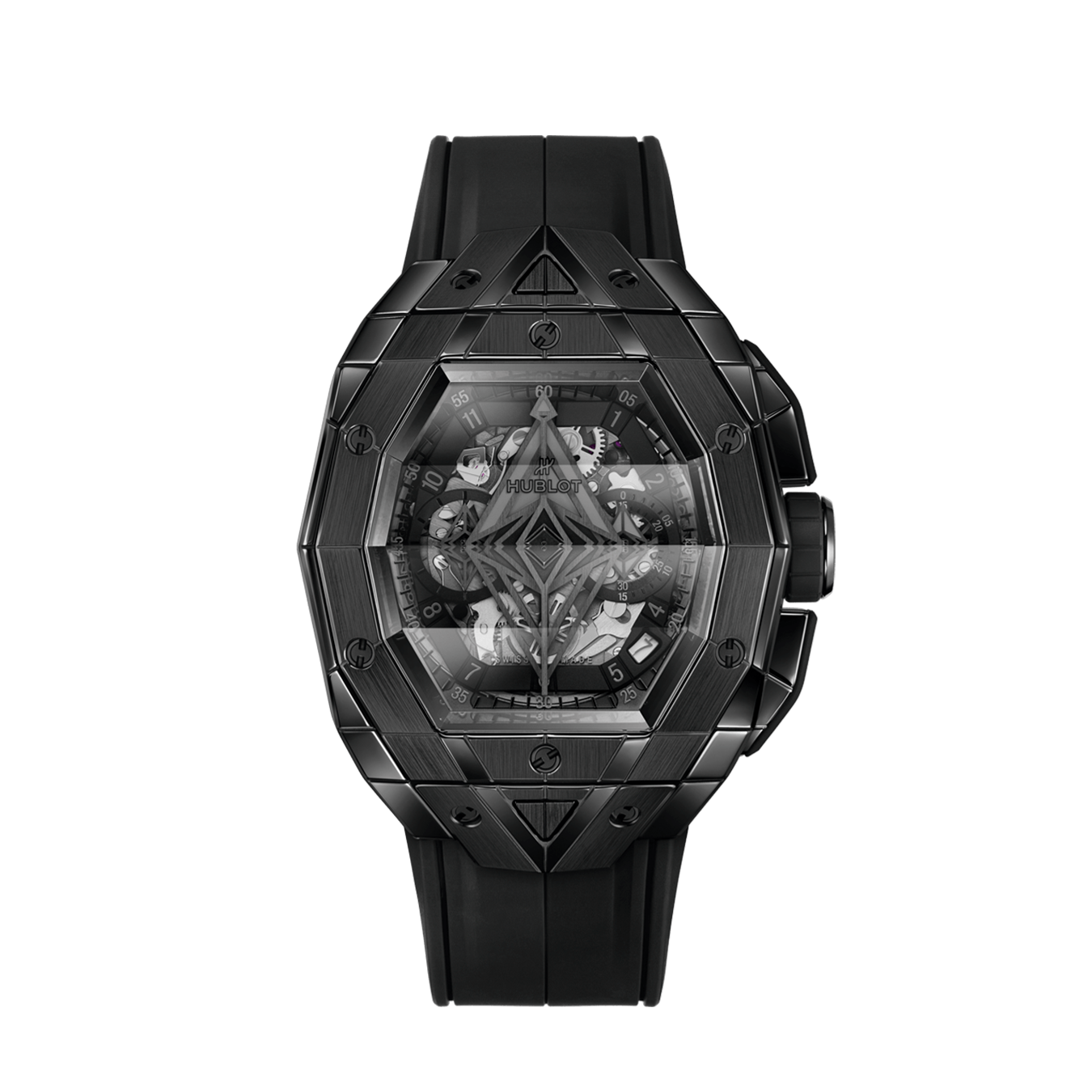 Hublot, Spirit of Big Bang Sang Bleu All Black, Ceramic, 42mm, Limited Edition, Ref# 648.CX.0114.RX.MXM23