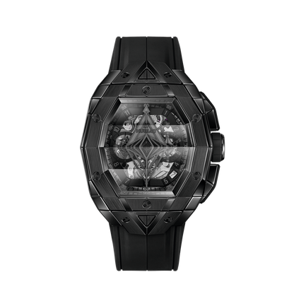 Hublot, Spirit of Big Bang Sang Bleu All Black, Ceramic, 42mm, Limited Edition, Ref# 648.CX.0114.RX.MXM23