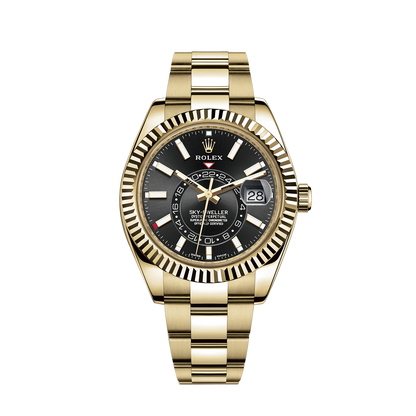 Rolex Sky-Dweller 42mm, 18k Yellow Gold, Ref# 326938-0004