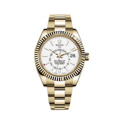 Rolex Sky-Dweller 42mm, 18k Yellow Gold, Ref# 326938-0005