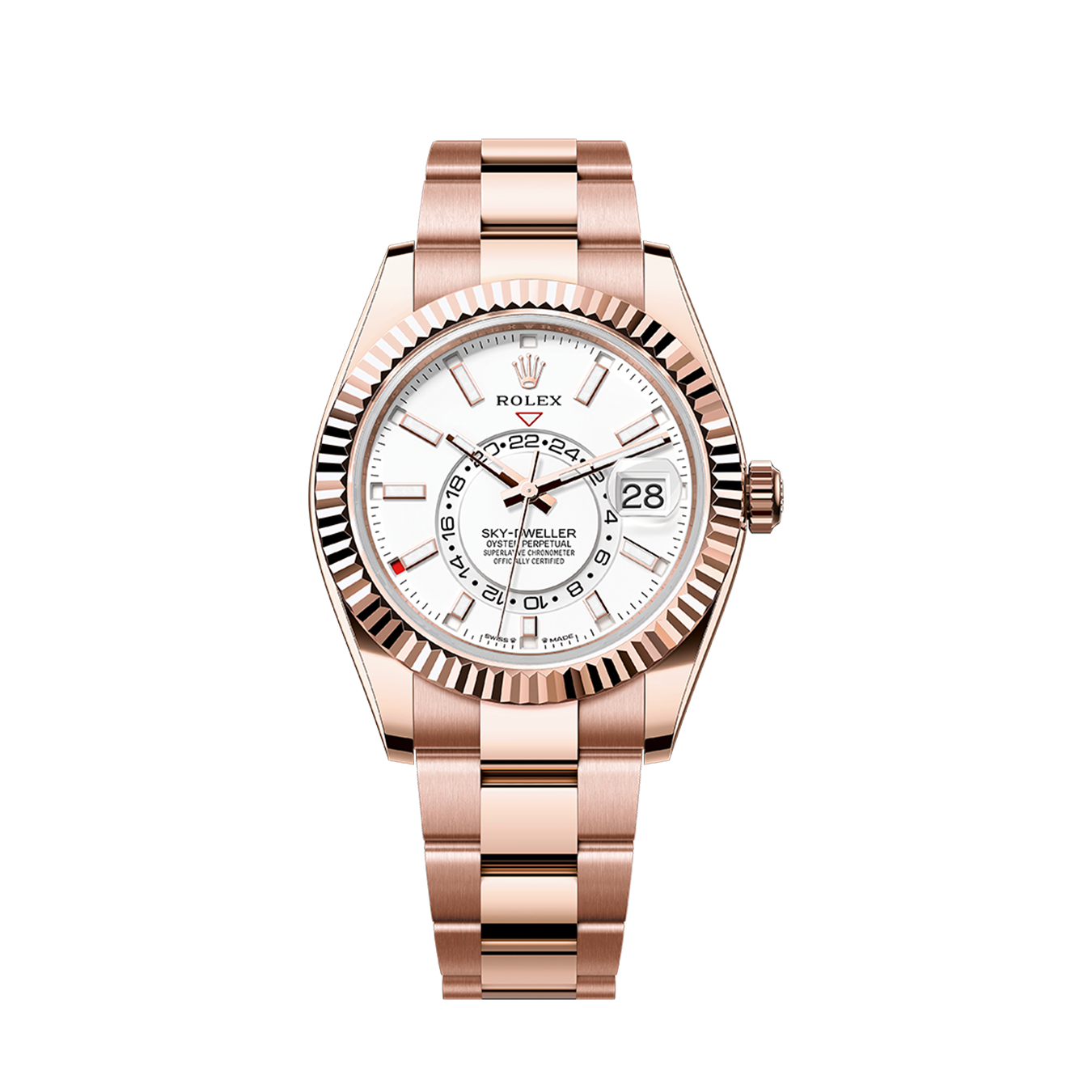 Rolex Sky-Dweller, 42mm, 18k Everose Gold, Ref# 336935-0003