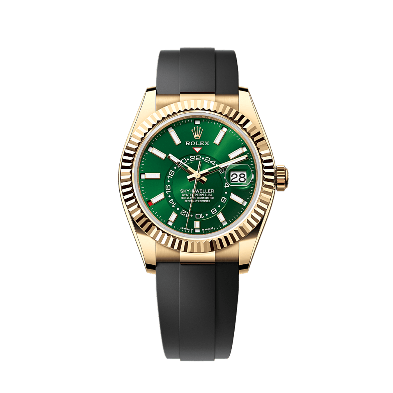 Unworn 2025, Rolex Sky-Dweller, 42mm, 18k Yellow Gold, Ref# 336238-0004, box & papers