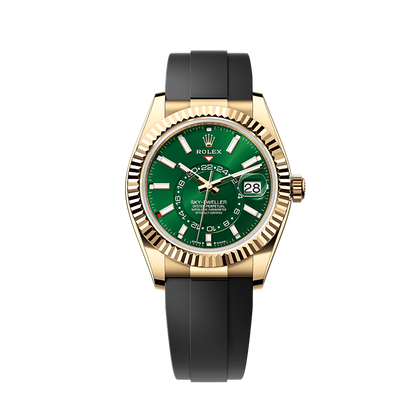 Unworn 2025, Rolex Sky-Dweller, 42mm, 18k Yellow Gold, Ref# 336238-0004, box & papers