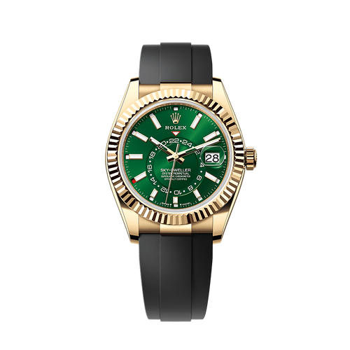 Unworn 2025, Rolex Sky-Dweller, 42mm, 18k Yellow Gold, Ref# 336238-0004, box & papers