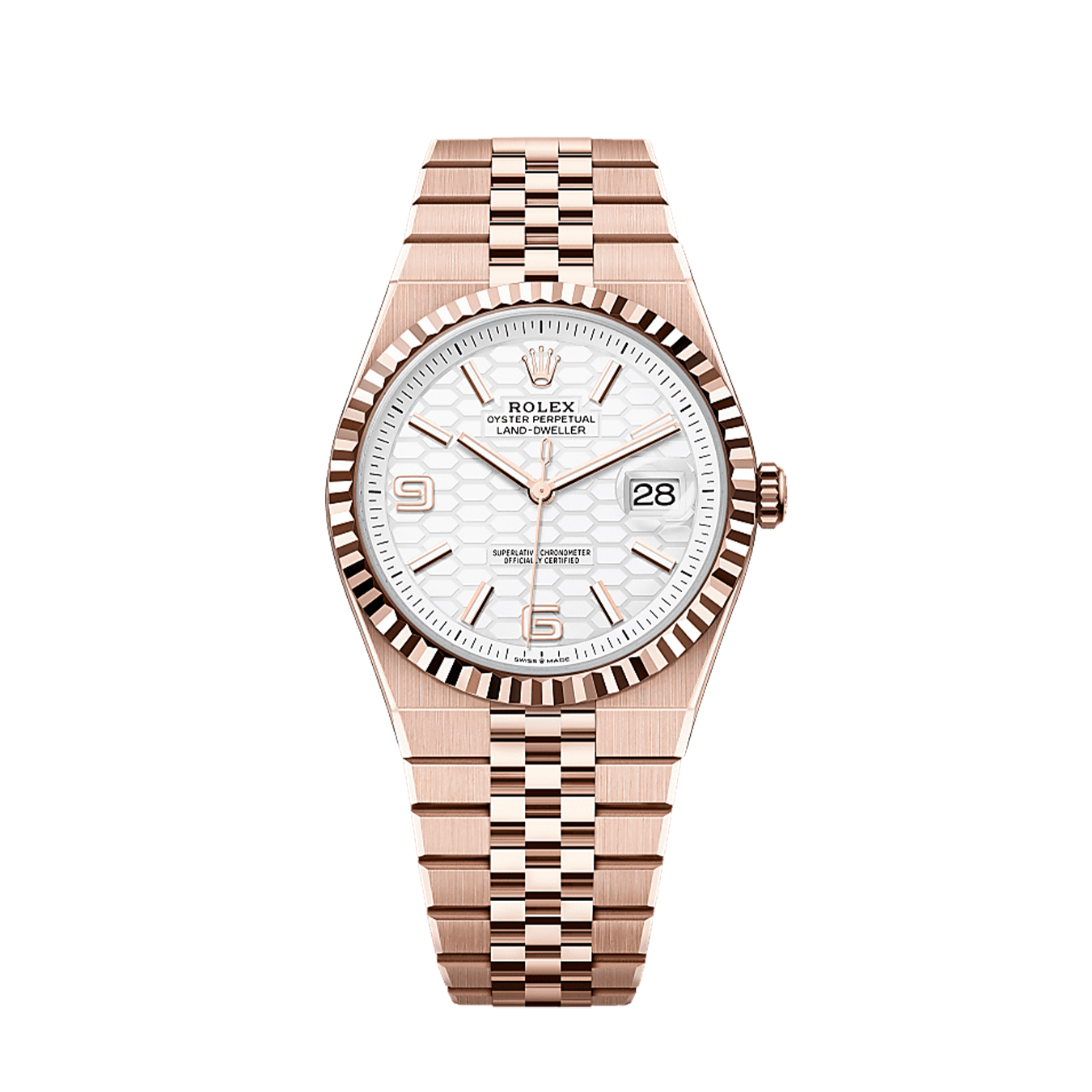 Rolex Land-Dweller 40mm Oyster Everose Gold M127335-0001