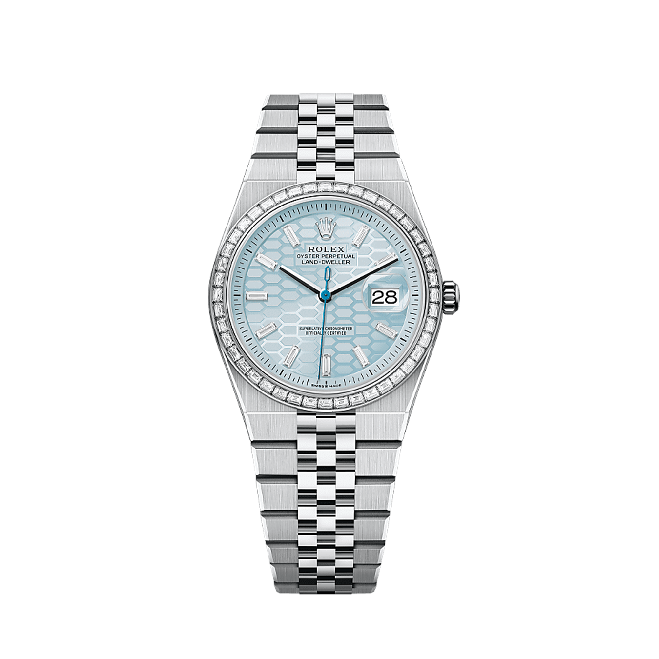 Rolex Land-Dweller 36mm Oyster Platinum & Diamonds M127286TBR-0001