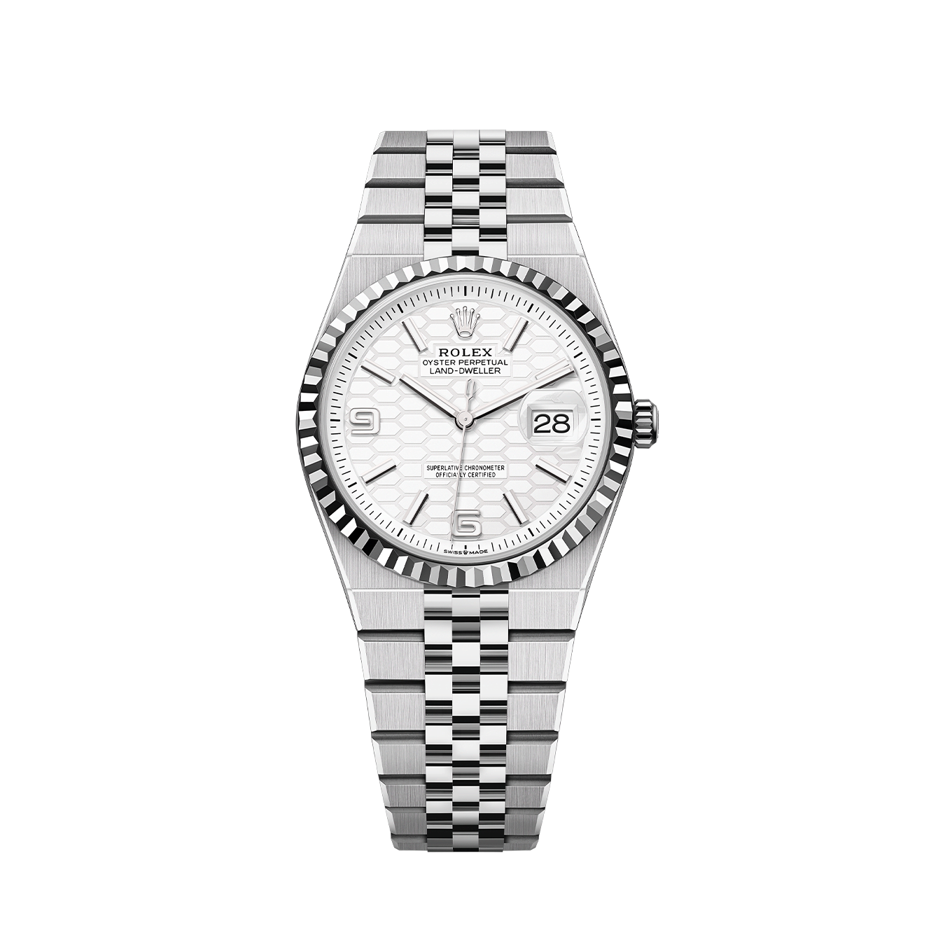 Rolex Land-Dweller 36mm Oystersteel & White Gold M127234-0001