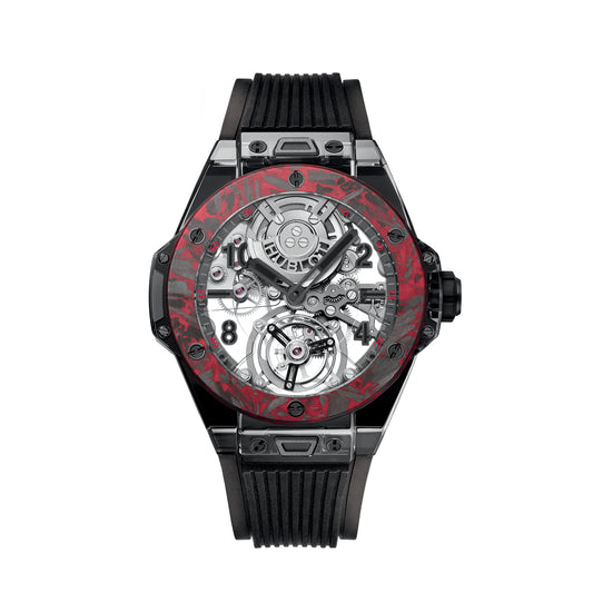 Hublot Big Bang Tourbillon Automatic Black Sapphire Las Vegas Boutique, 45mm, Ref# 419.JBV.0113.RT.LVB23
