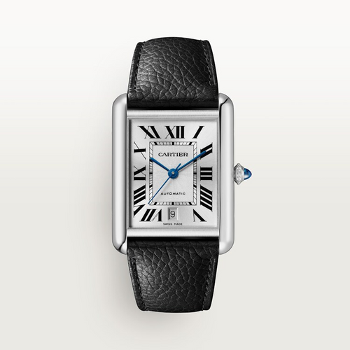 Unworn Cartier Tank Must de Cartier, Extra-large Stainless Steel, 41mm x 31mm, Ref# WSTA0040, box and papers