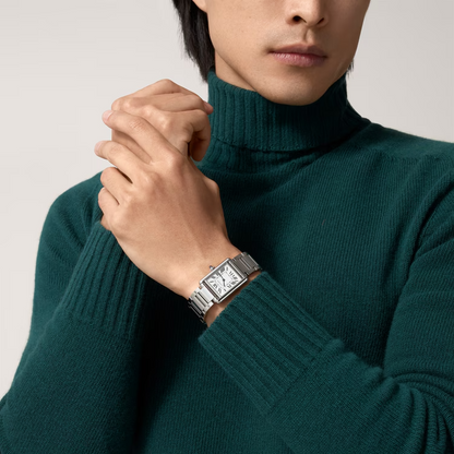 Unworn Cartier Tank Must de Cartier, Large Stainless Steel, 33.7mm x 25.5mm, Ref# WSTA0052, box and papers