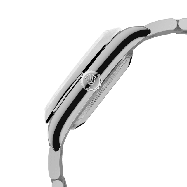 Unworn 2025, Rolex Oyster Perpetual, Oystersteel, 28mm, Lavender dial, Domed Oyster, Ref# 276200-0008, box and papers