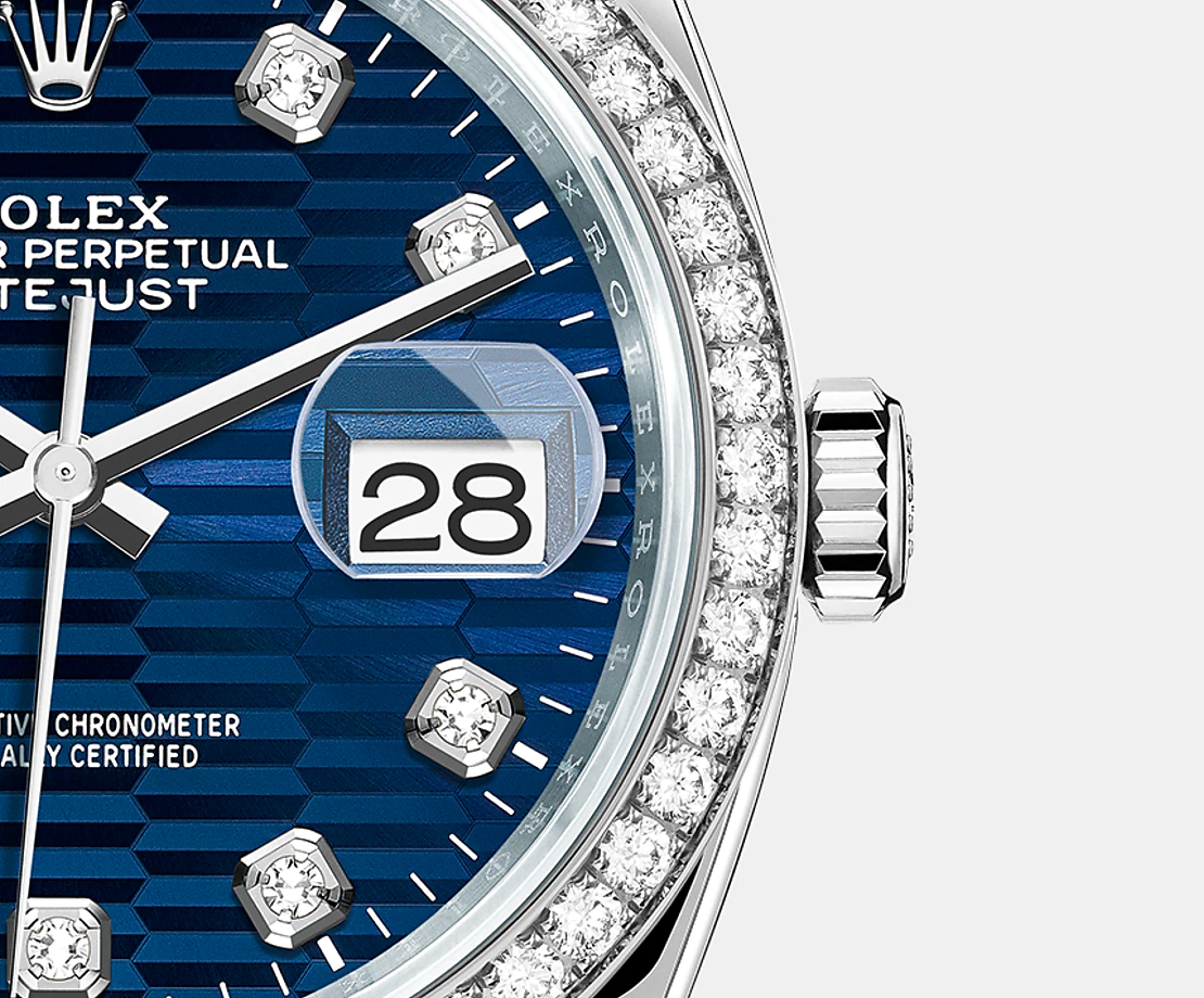 Rolex Datejust 36mm, Oystersteel and 18k White Gold, Ref# 126284rbr-0049