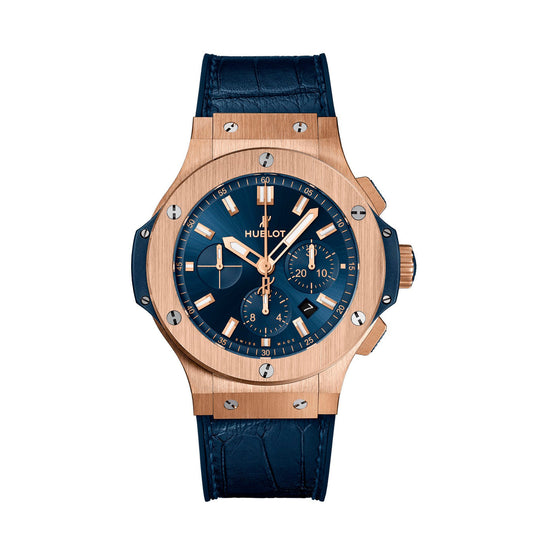 Hublot Big Bang Gold Blue 44mm, 18kt Rose Gold, Ref# 301.PX.7180.LR, Unworn 2025
