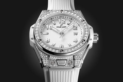 Hublot Big Bang ONE CLICK STEEL WHITE PAVÉ Ref# 485.SE.2010.RW.1604