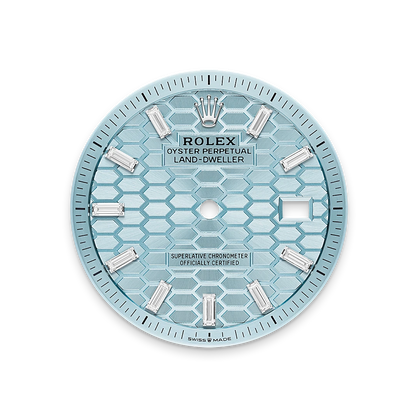 Rolex Land-Dweller 40mm Oyster Platinum & Diamonds M127386TBR-0001
