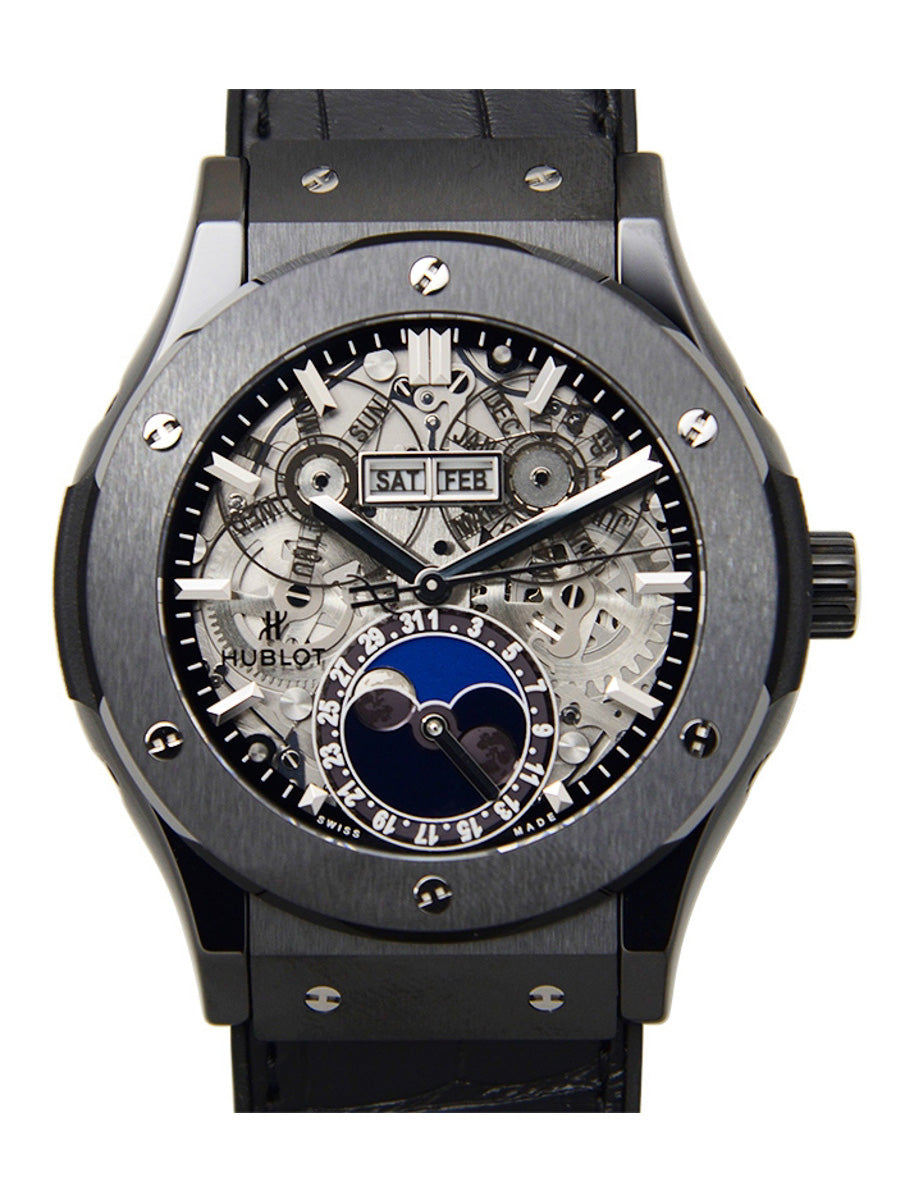Hublot Classic Fusion Aerofusion Moonphase 45mm Black Magic, Ref# 517.CX.0170.LR, Unworn 2025
