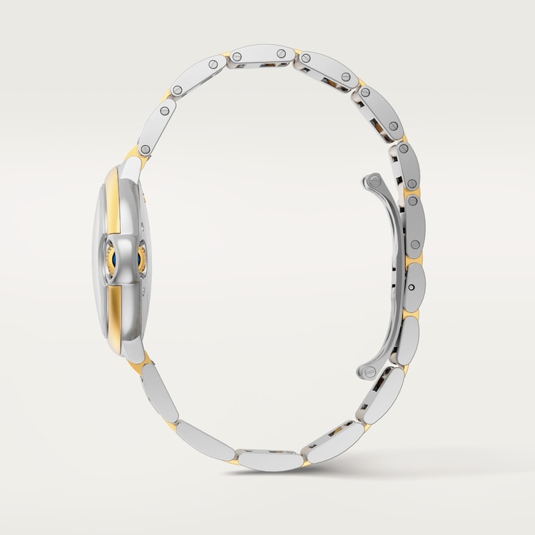 Unworn Cartier Ballon Bleu, Stainless Steel and 18k Yellow Gold, 42mm, Ref# W2BB0039, box and papers