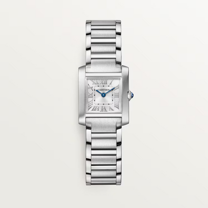 Unworn Cartier Tank Francaise de Cartier, Small Stainless Steel, 25.7mm x 21.2mm, Ref# WSTA0065, box and papers