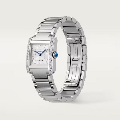 Unworn Cartier Tank Francaise, Stainless Steel, 25.7mm x 21.2mm, Ref# W4TA0020, box and papers