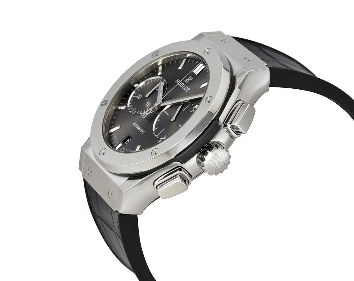 Hublot Classic Fusion Racing Grey Chronograph Titanium 45mm, Ref# 521.NX.7071.LR, Unworn 2025