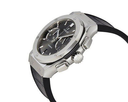 Hublot Classic Fusion Racing Grey Chronograph Titanium 45mm, Ref# 521.NX.7071.LR, Unworn 2025