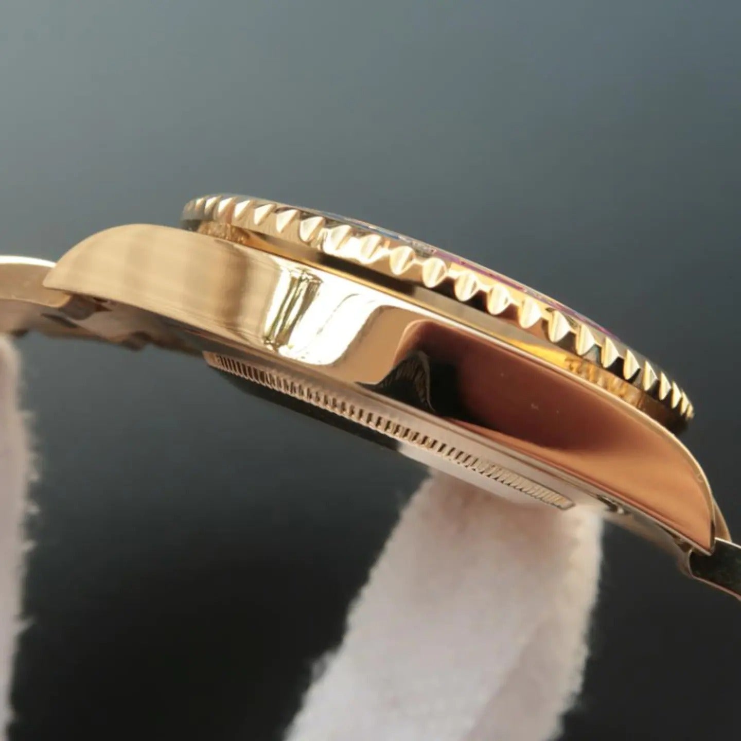 Rolex Submariner Golden Blue / Red Diamond Black Dial 40mm