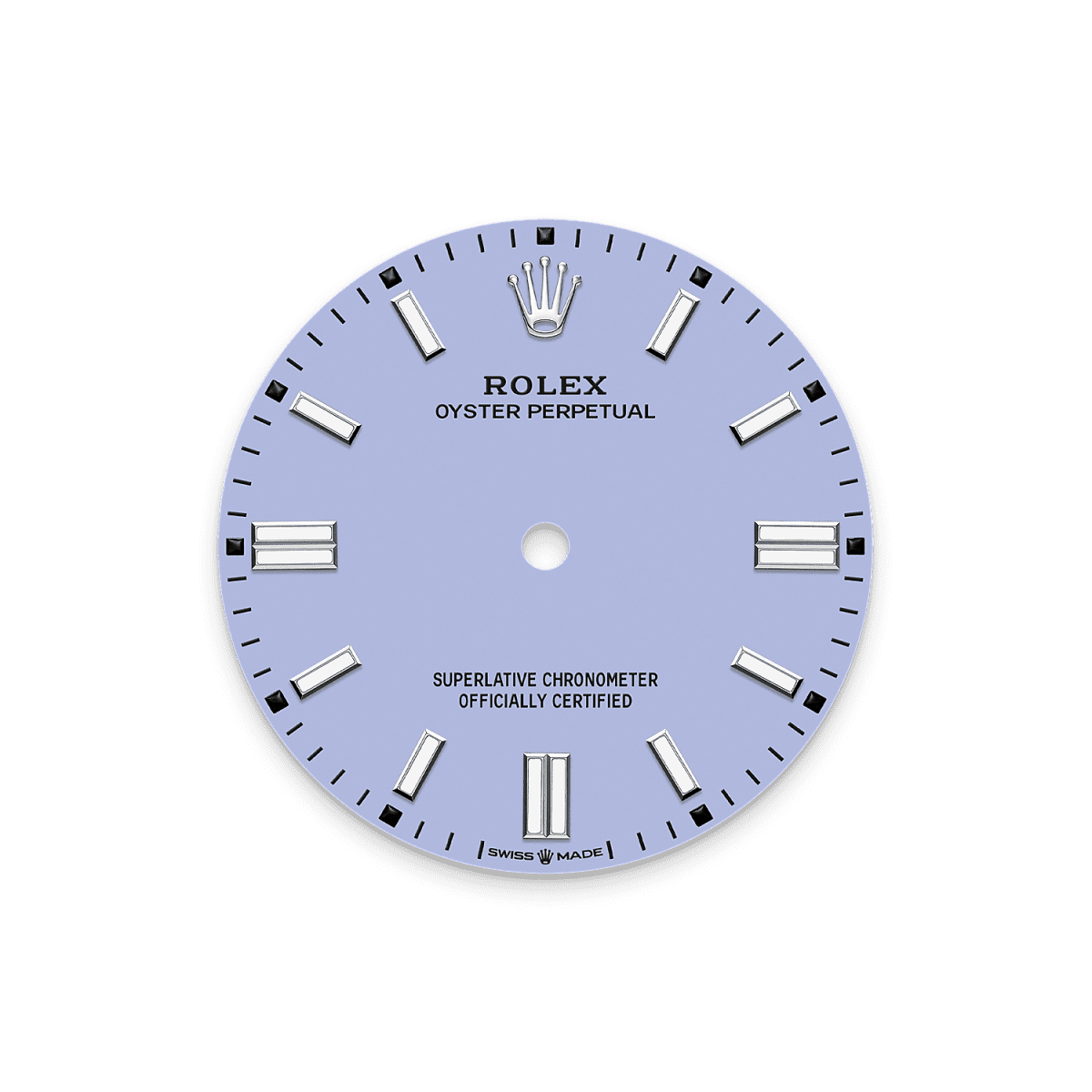 Unworn 2025, Rolex Oyster Perpetual, Oystersteel 36mm, Lavender dial, Domed Oyster, Ref# 126000-0013, box and papers