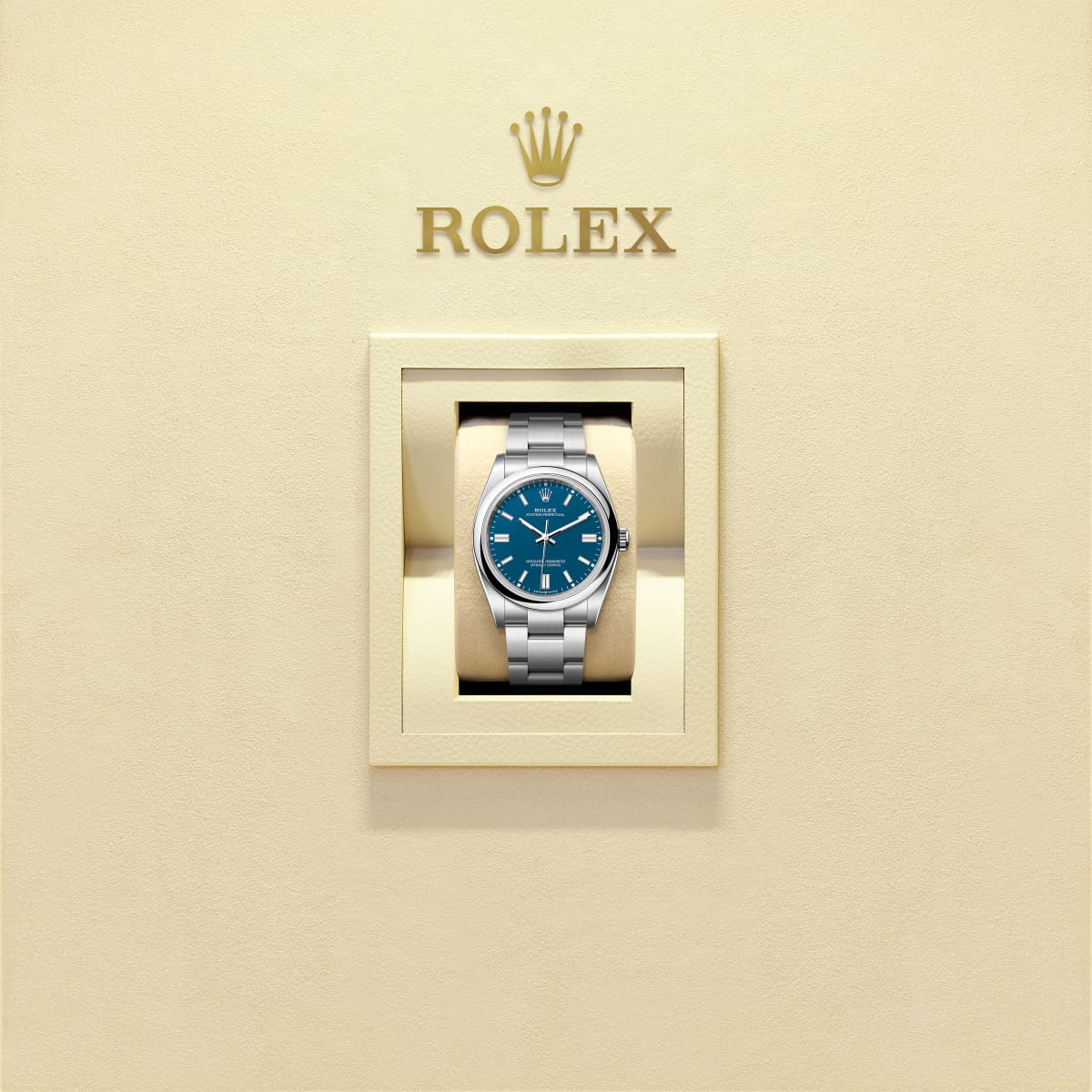 Unworn 2025, Rolex Oyster Perpetual, Oystersteel 36mm, Blue dial, Domed Oyster, Ref# 126000-0015, box and papers