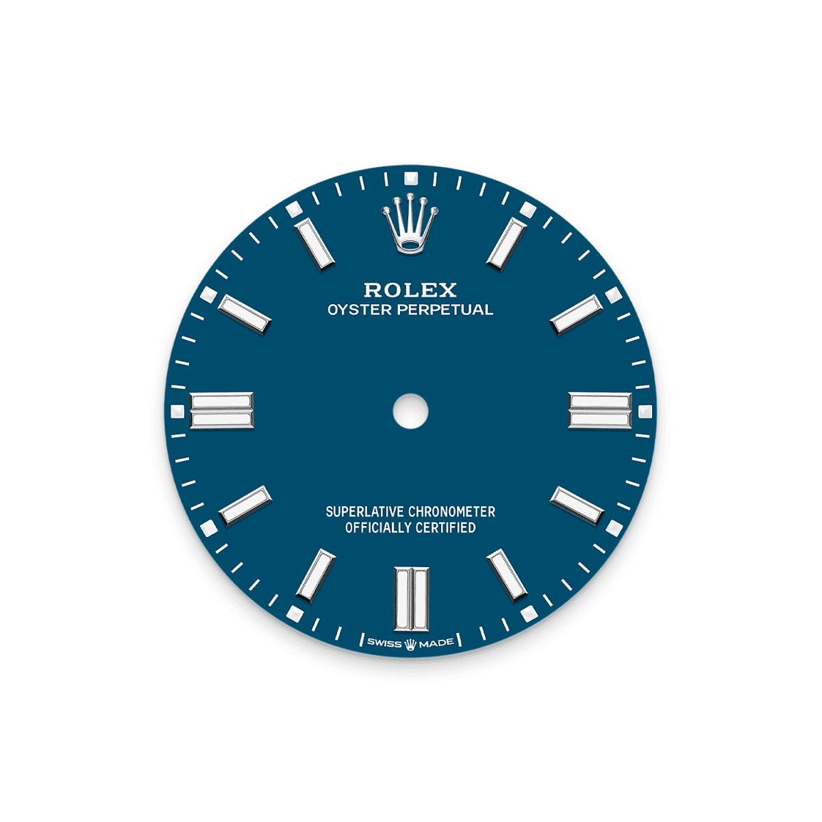 Unworn 2025, Rolex Oyster Perpetual, Oystersteel 41mm, Blue dial, Domed Oyster, Ref# 134300-0009, box and papers