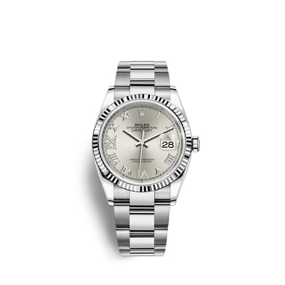 Rolex Datejust 36, Stainless Steel and 18k White Gold, 36mm, Ref# 126234-0030