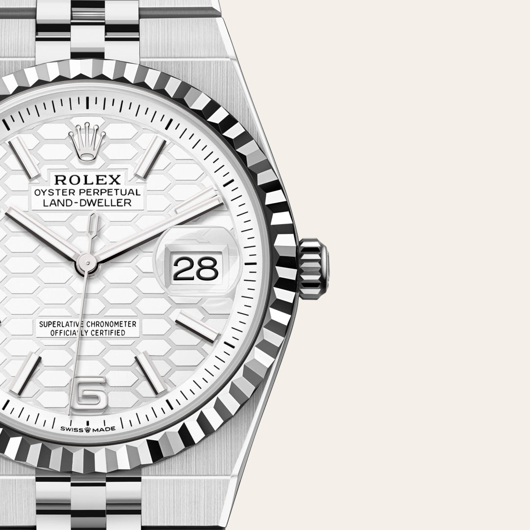 Rolex Land-Dweller 36mm Oystersteel & White Gold M127234-0001
