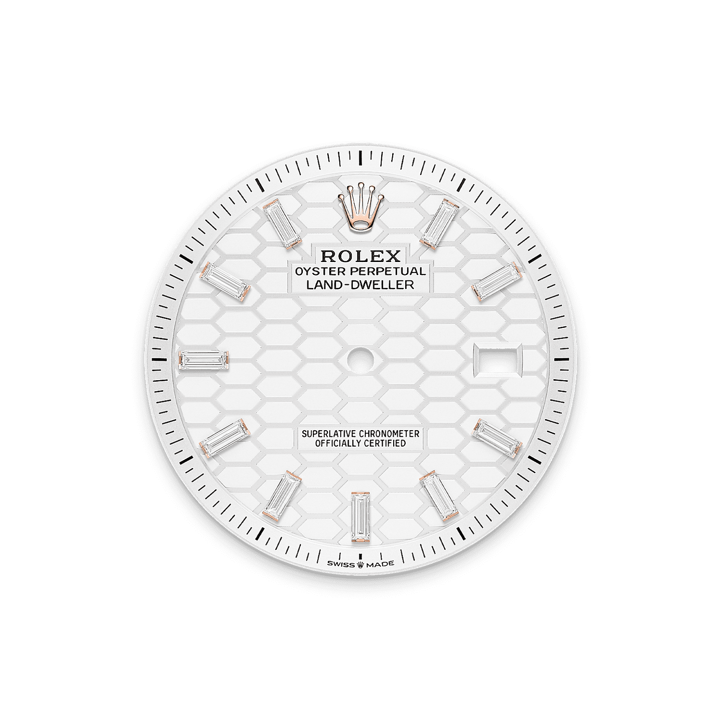 Rolex Land-Dweller 40mm Oyster Everose Gold & Diamonds M127385TBR-0003