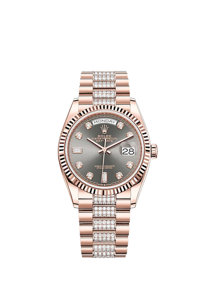 Rolex Day-Date, 36mm, 18k Everose Gold, Ref# 128235-0051