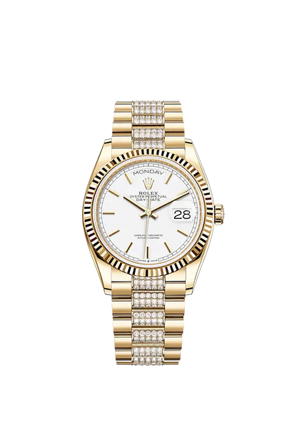 Rolex Day-Date, 36mm, 18k Yellow Gold, Ref# 128238-0082