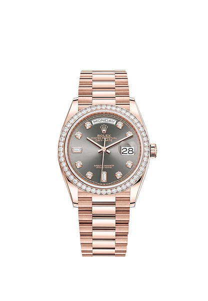 Rolex Day-Date 36mm, 18k Everose Gold, Ref# 128345rbr-0052